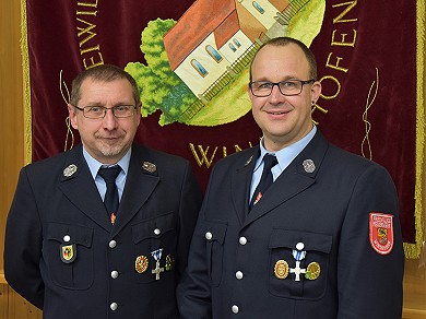 Erich Ludwig und Christof Ludwig ( Foto von Werner Wenk)