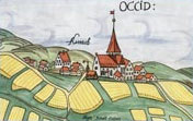 Alte Zeichnung von Aurach Alte Zeichnung von Aurach